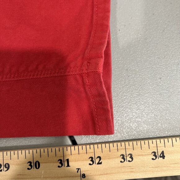 Escada Sport Pants Women EU 40 Red Denim 30 Skinny Preppy Capsule Vintage Boho - Picture 12 of 16
